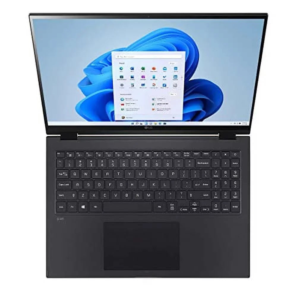 Touch and Gram NVMe IPS LG 16GB EVO 2TB(1TBx2) SSD Graphics Xe AX RAM 2023 Fingerprint Laptop Windows Battery USB WQXGA 2-in-1 i7-1165G7 WiFi 16" w/Pen Iris RE Intel Ultralight Backlit 11 Fullday