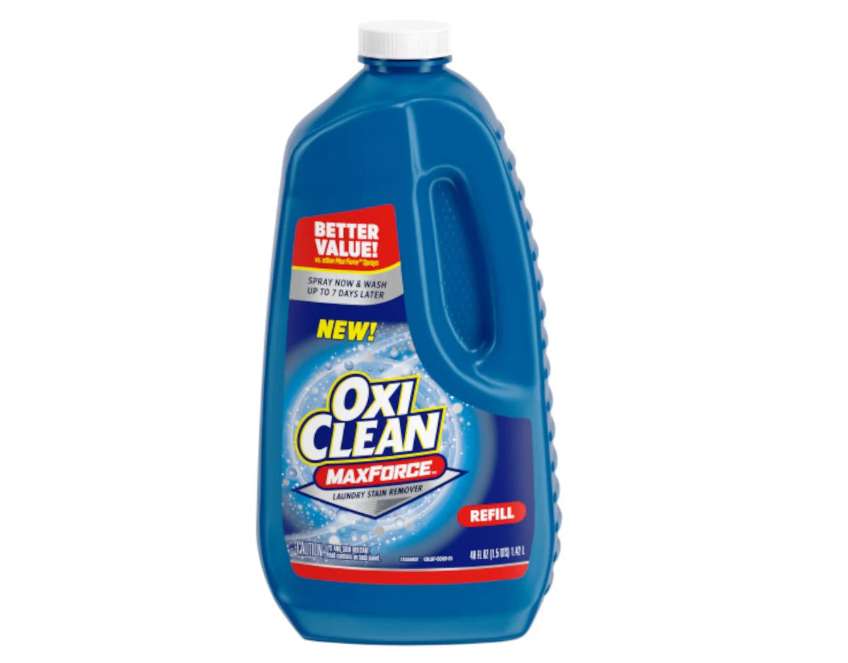 Spray, Bottle Force Remover Fl OxiClean Total oz 12 Oz Laundry Oz Kit 60 Max Stain fl Refill + Fl 48