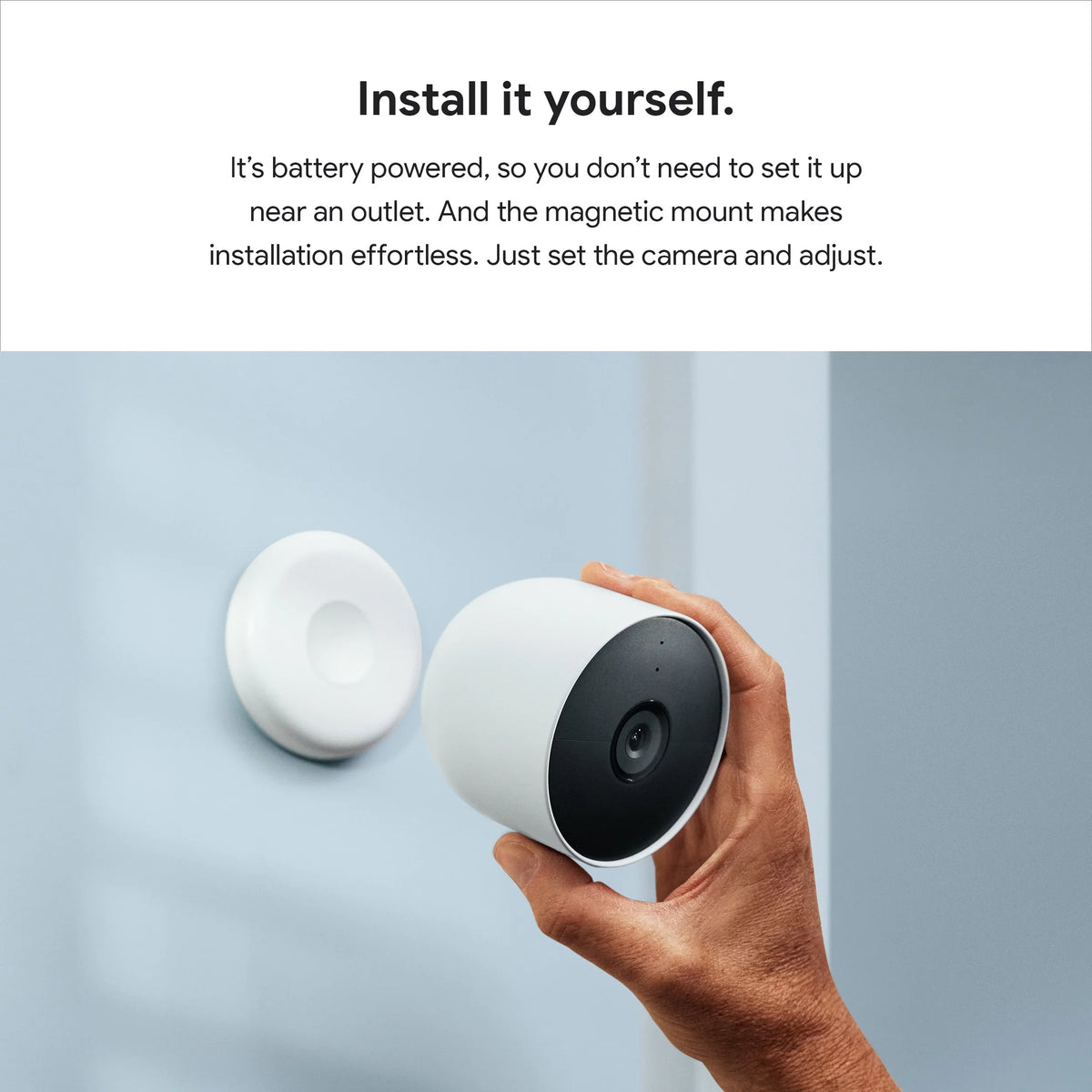 Camera 1pk Nest battery) or indoor, (outdoor White