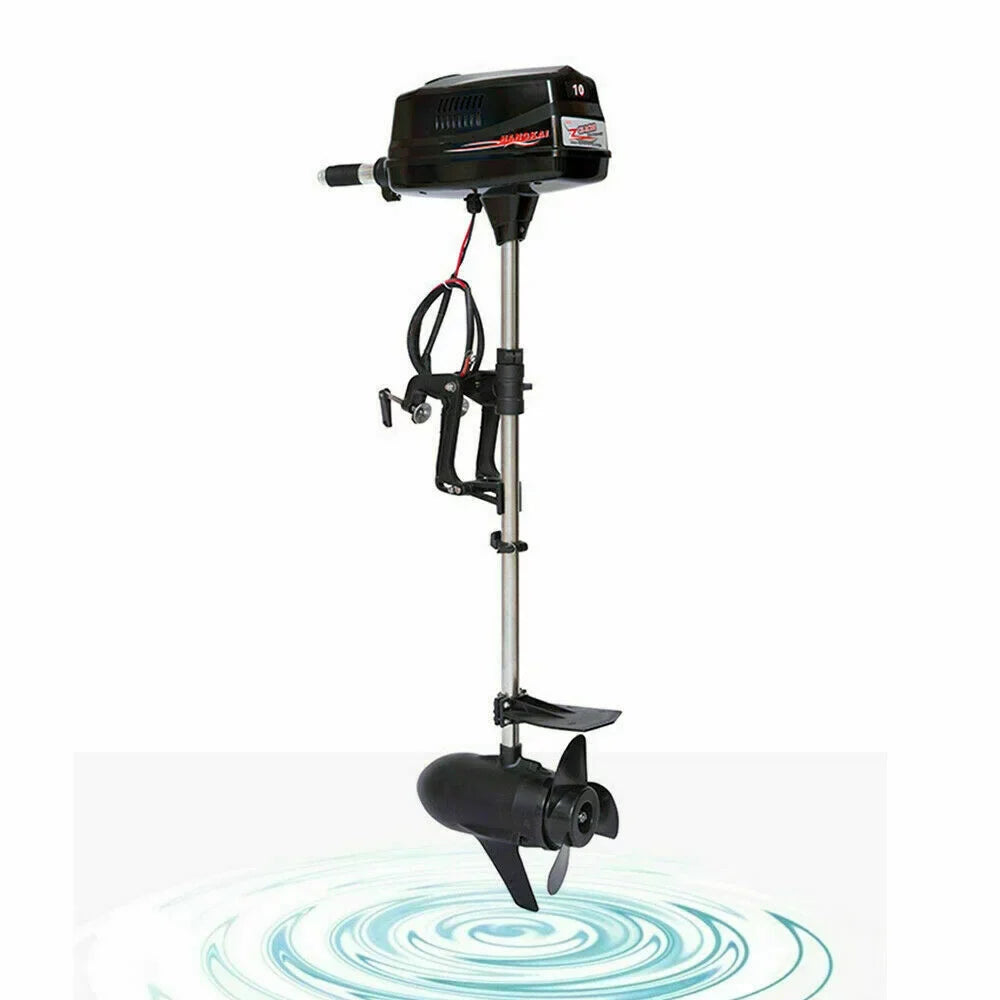 Electric Brushless Wuzstar Fishing 60V Motor 2.2KW Outboard Engine w/Propel 10HP Boat