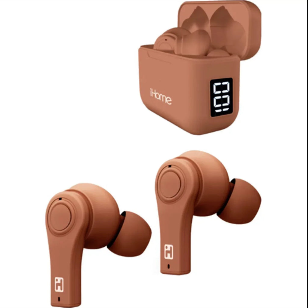 Tan - XT-12 True Wireless Earbuds iHome