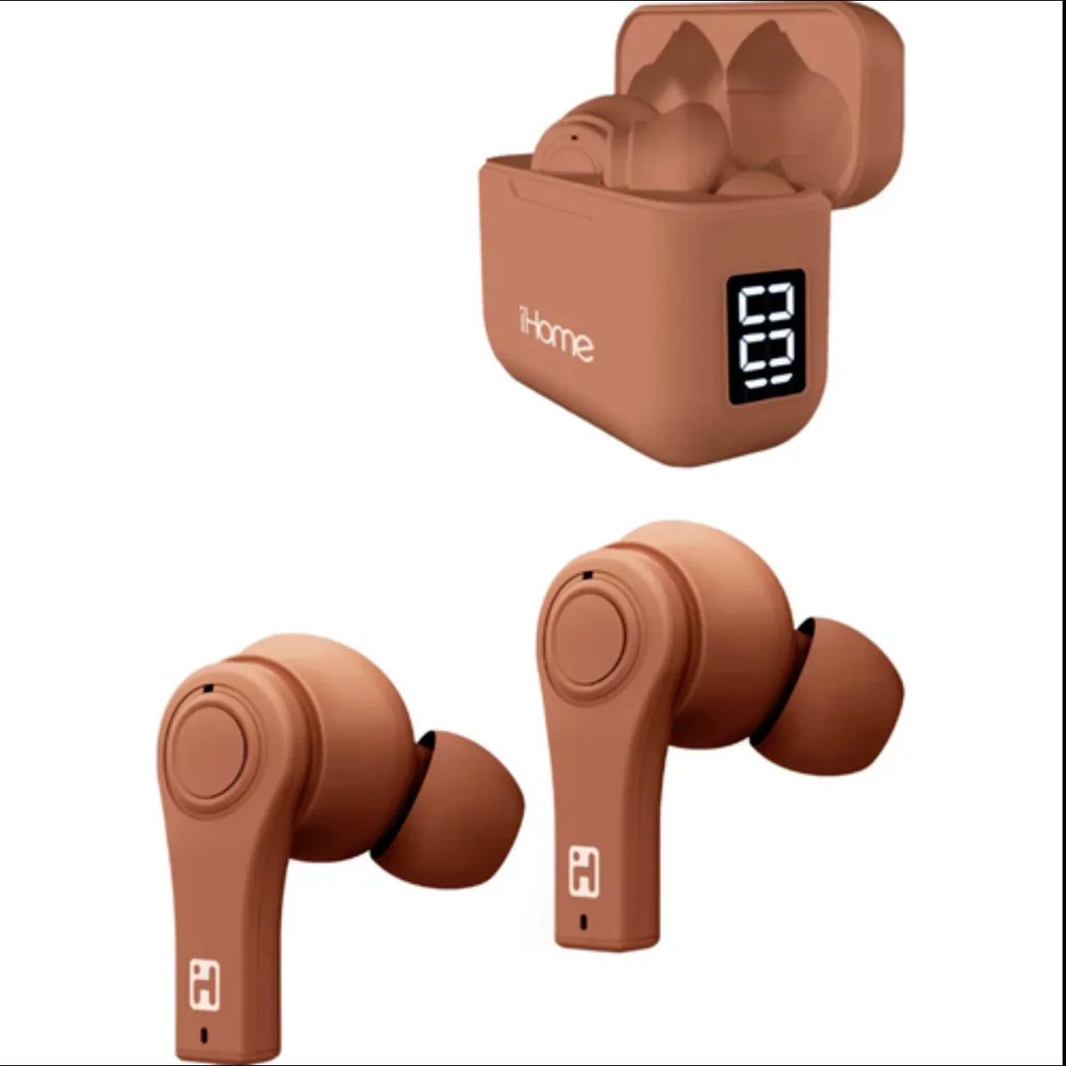 Tan - XT-12 True Wireless Earbuds iHome