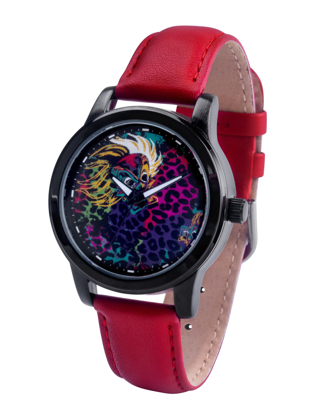 Watch, Cruella De Women's Villains 1-Pack Alloy Vil Black Disney