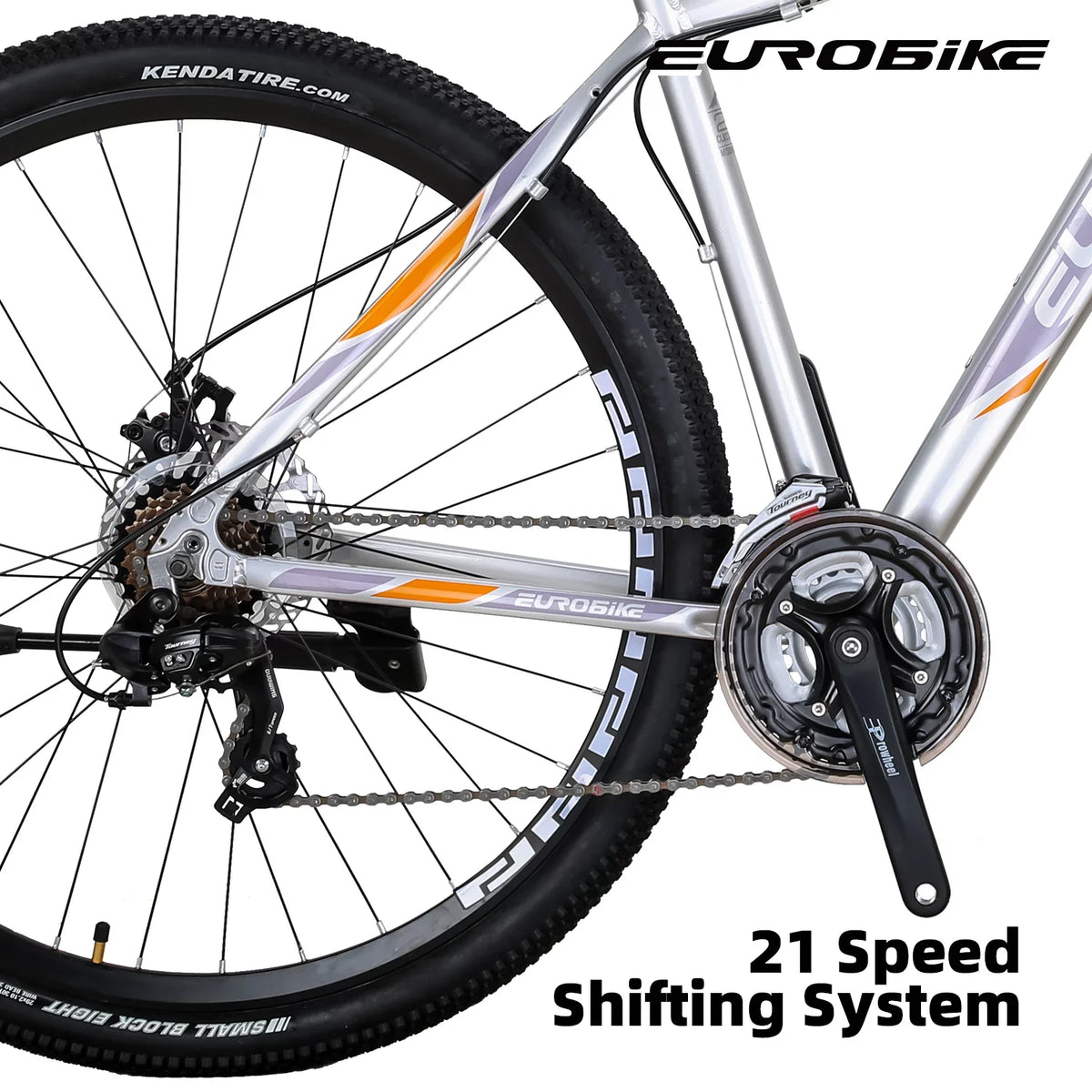 Silver Bike, Adults Bicycle Mountain 21 29er, Multi-Spoke Mountain Aluminum, Brakes, Inches, Mens Eurobike inch X9 19 Speed,Dual Disc Bikes for 29