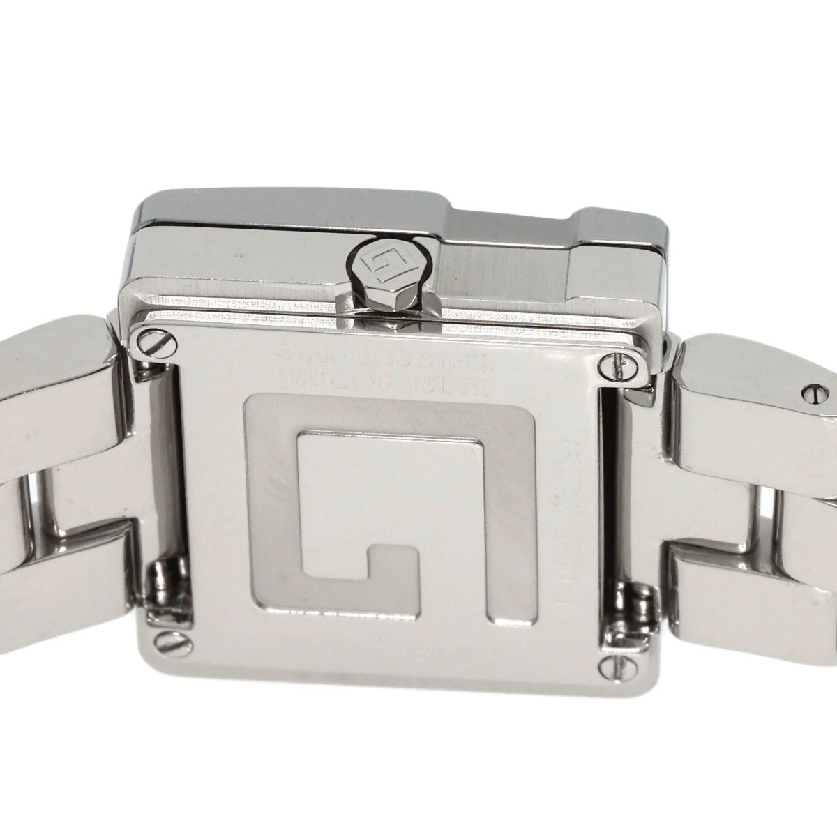 GUCCI Boys G Watch Square Face 3600J Pre-Owned Steel/SS (Good) Stainless Gucci