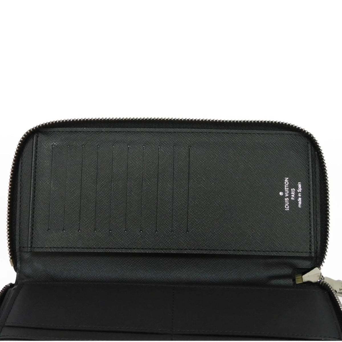 Zippy (Good) Billfold LOUIS Vertical Pre-Owned Eclipse VUITTON Round Long Logo Noir M62295 Zipper Monogram Men's Wallet LV