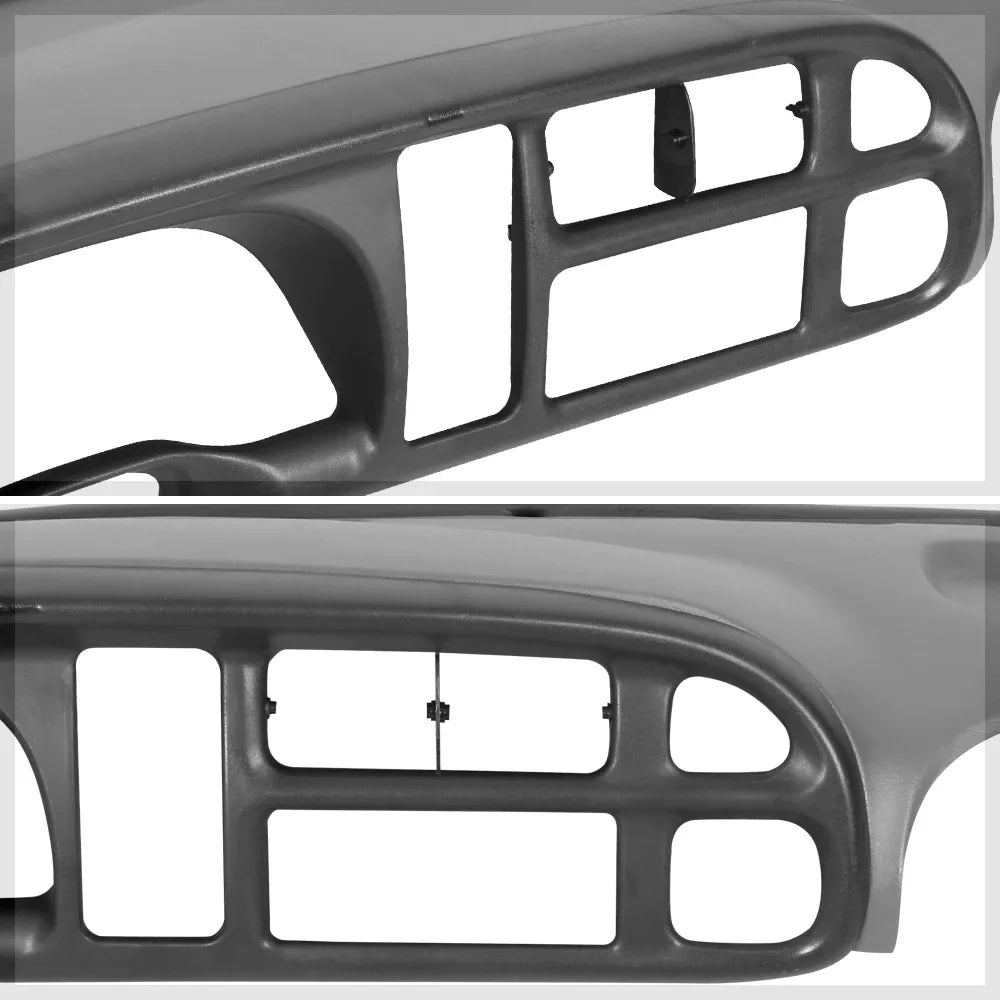 Bezel Fits for DODGE RAM DODGE RAM Ram 1500, Cap select: Grey 1998-2002 Kit 98-02 Bezel Board Dodge 2500 Cover Overlay+Instrument 1998-2001 Dash