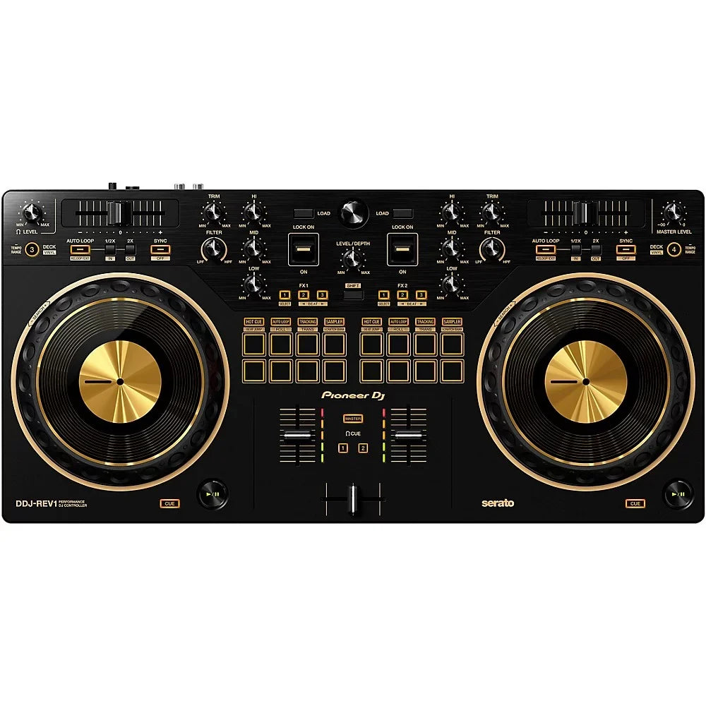 DJ Controller DDJ-REV1-N Serato Pioneer Limited-Edition DJ Gold in Performance