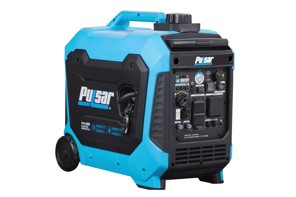 Start Pulsar Fuel RV with 5000-Watt Dual Generator Inverter Sentry CO Ready Remote and