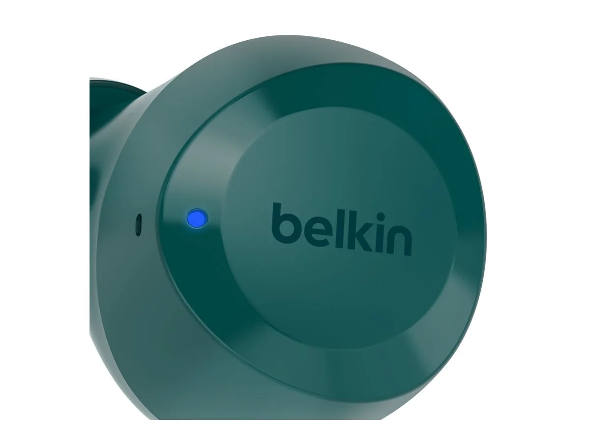 Pixel Bolt, of Water Resistant, iPhone, Galaxy, USB-C, Sweat 28 and Belkin More SoundForm™ Hours IPX5 and Life, Charging, Wireless Up Earbuds, Wireless Battery Teal - to True