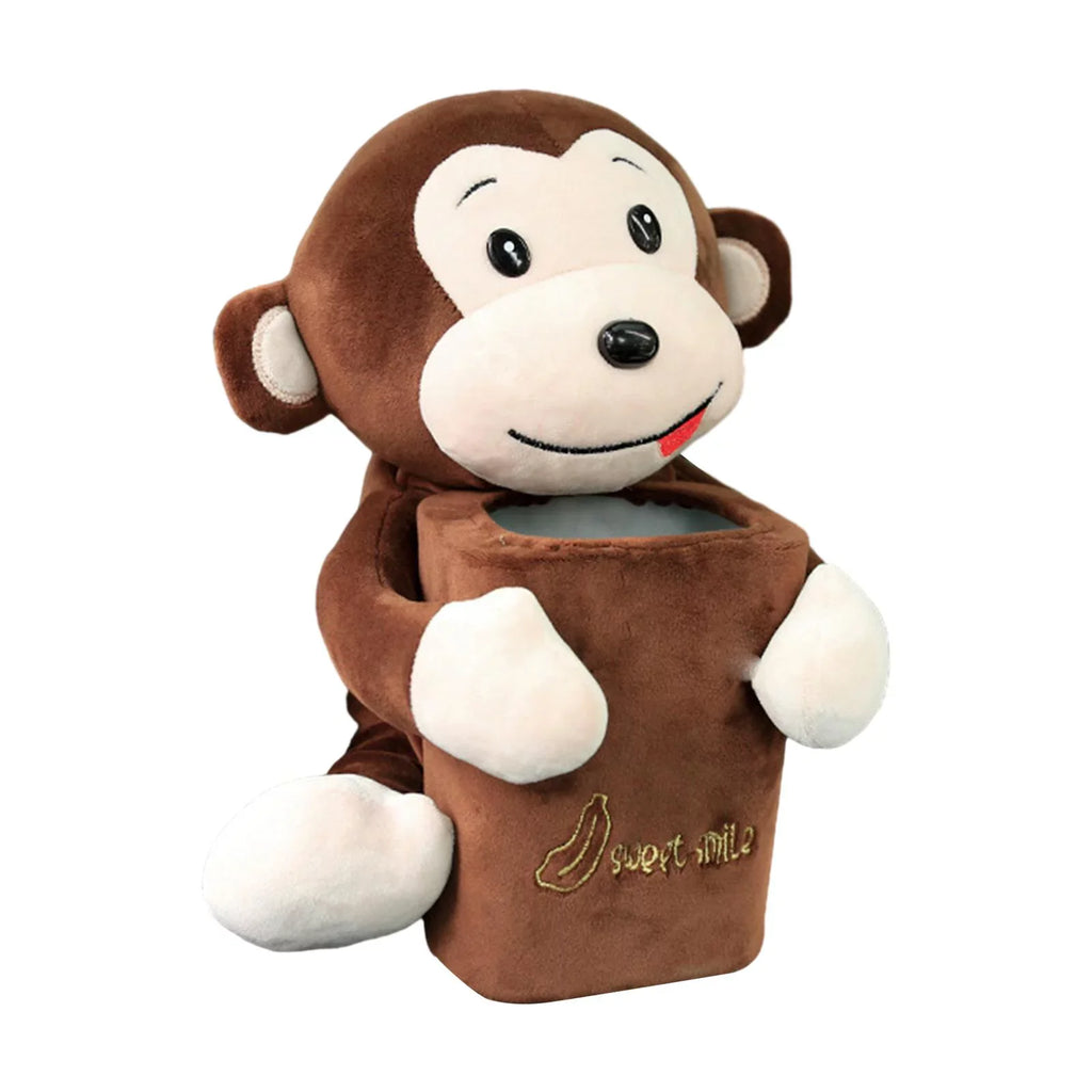 Comfortable Organizer Box for Cartoon Cartoon Tissue 2 Accessories Cute Home Monkey Holder Animal in1 Box Vehicle