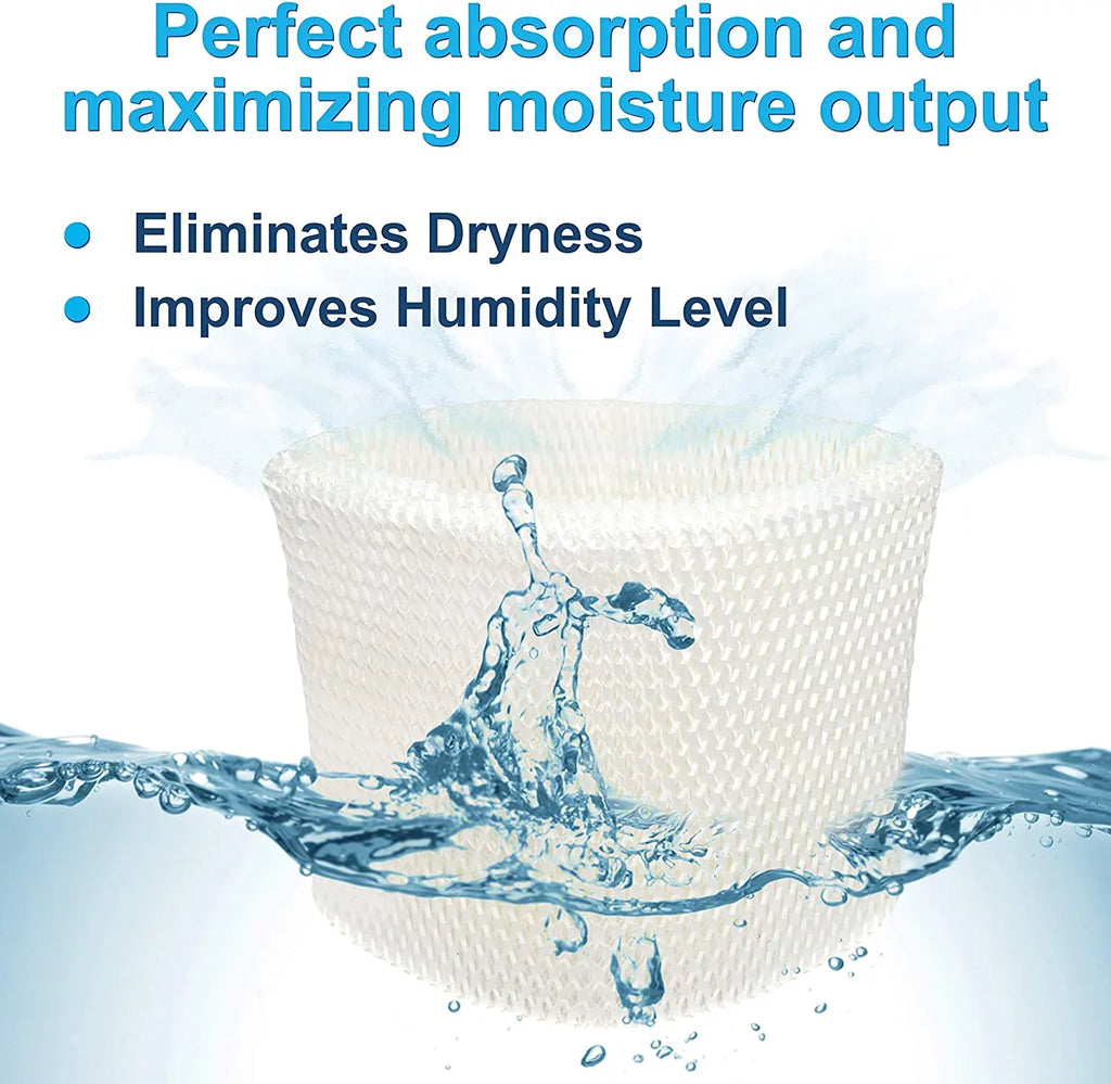 Idylis H65-ID 0110950 Humidifier RPS H65 HQRP Filter Wick for / / Replacement H65-C 4-pack Filter