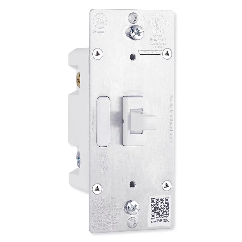 Z-Wave Light Enbrighten Hub Toggle Switch, Z-Wave 46202, Smart Plus White Required,
