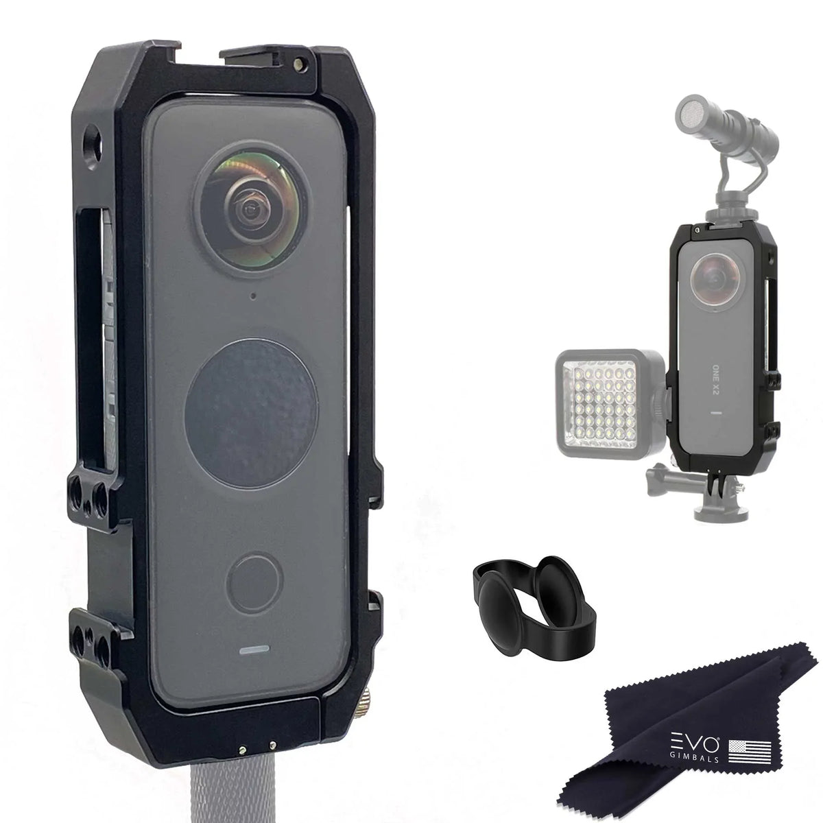 X2 Insta360 Cage PROX2 ONE Camera for