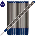 Refill - 24 in Blue Montblanc 4.44 Replacement Jaymo 113 Rollerball for 105159 Pen - Measures mm / - Long