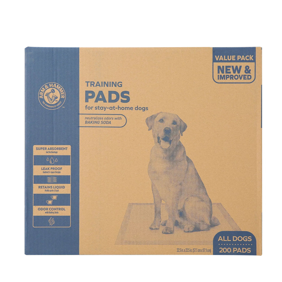 | Arm Puppy Leak-Proof Training Odor for Pads, Dogs Hammer Puppy 200ct Pads Control, &