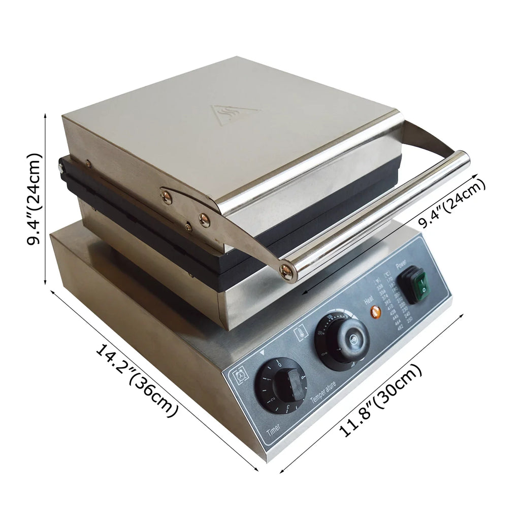 Grid 6Pcs Electric Grid Nonstick Machine Baking Commercial Waffle INTSUPERMAI Keli Scones Oven Six Machine
