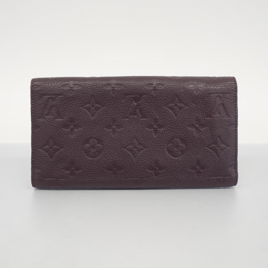 Empreinte Vuitton Pre-Owned Ladies (Good) Louis Wallet Monogram Long Orb Virtuose Portefeuille Tri-fold M60294