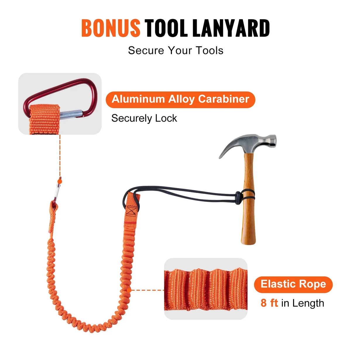 flipline, Steel Arborist Tree 8' 1/2" Steel BENTISM Line Lanyard, Aluminum Climbers Climbing for Extra with Flipline, Alloy Alloy Core x Snap Arborist, Hook, Carabiner for and Tool Tree Flip