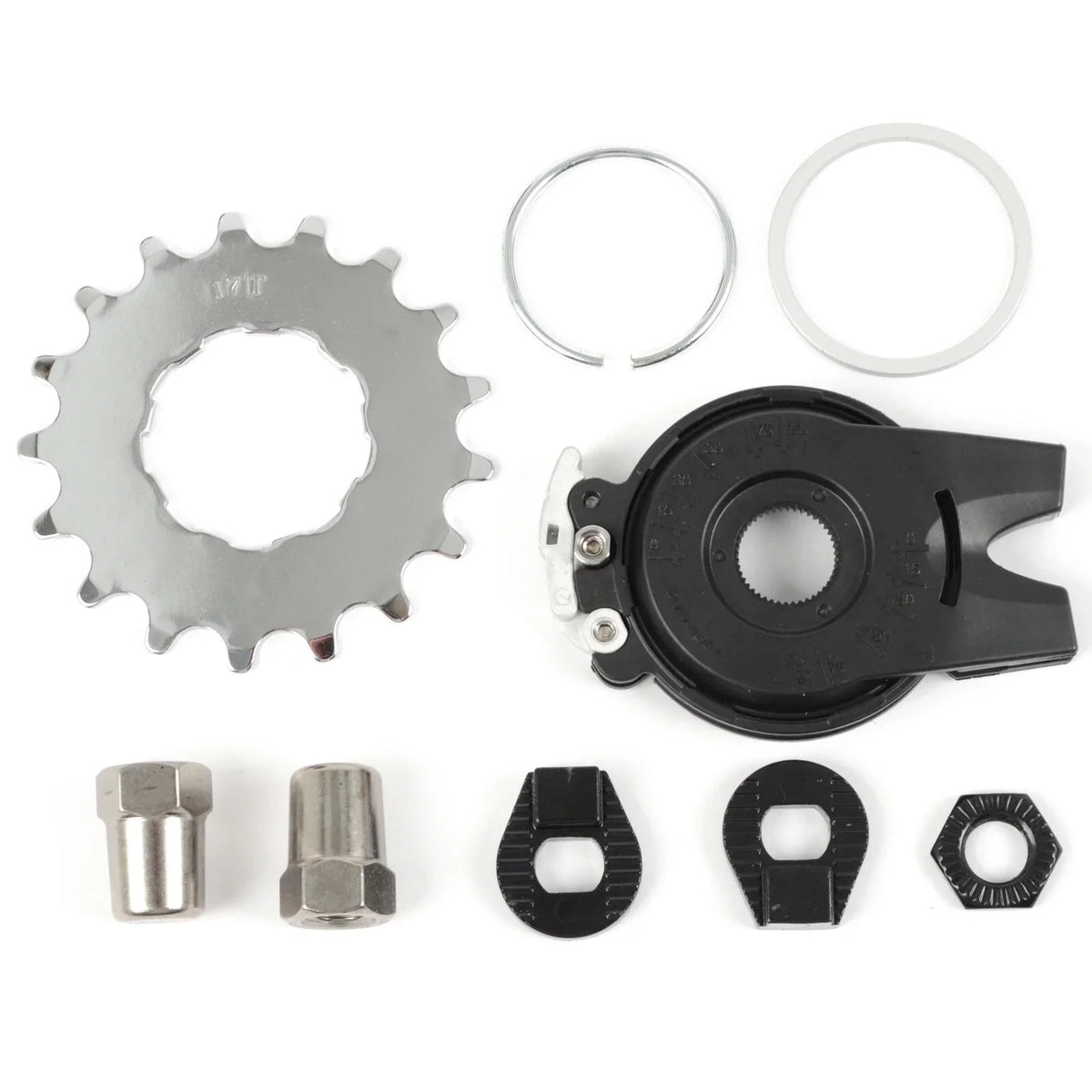 Rim Bicycle New N380 Internal Brake Silver // Hub Rear CVP C8 NuVinci Gear 32h