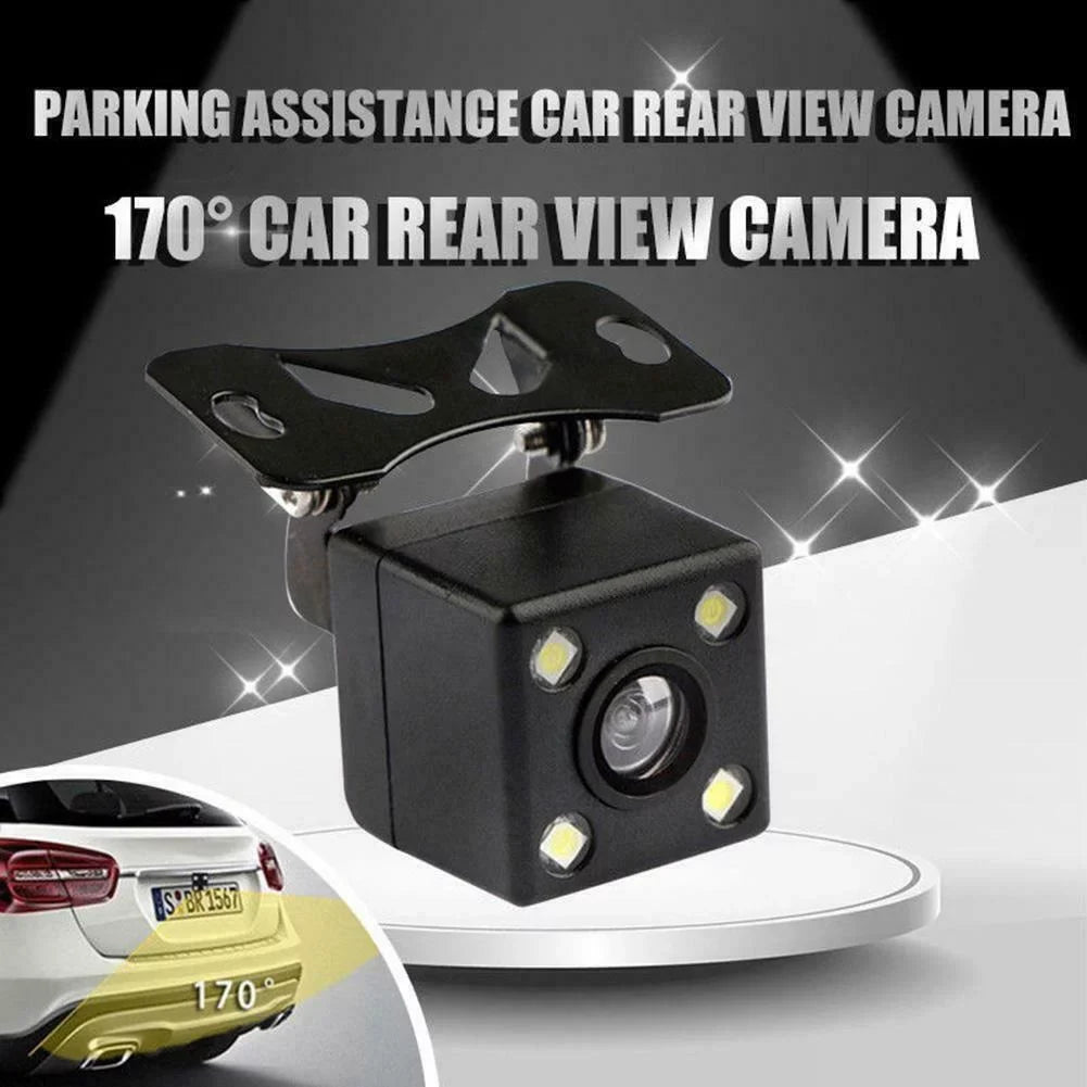 Kit+Universal Blind Backup Warning Vision Reverse View Detection and System 4.3in Parking Monitoring Rear Spot Car HD Sensor Set Camera Monitor Night Radar