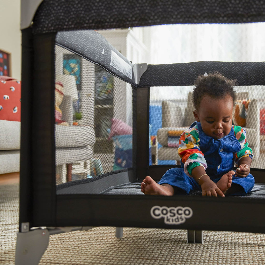Bag, Funsport Dot Portable Play Cosco Carry Compact Yard Noir Kids with Baby