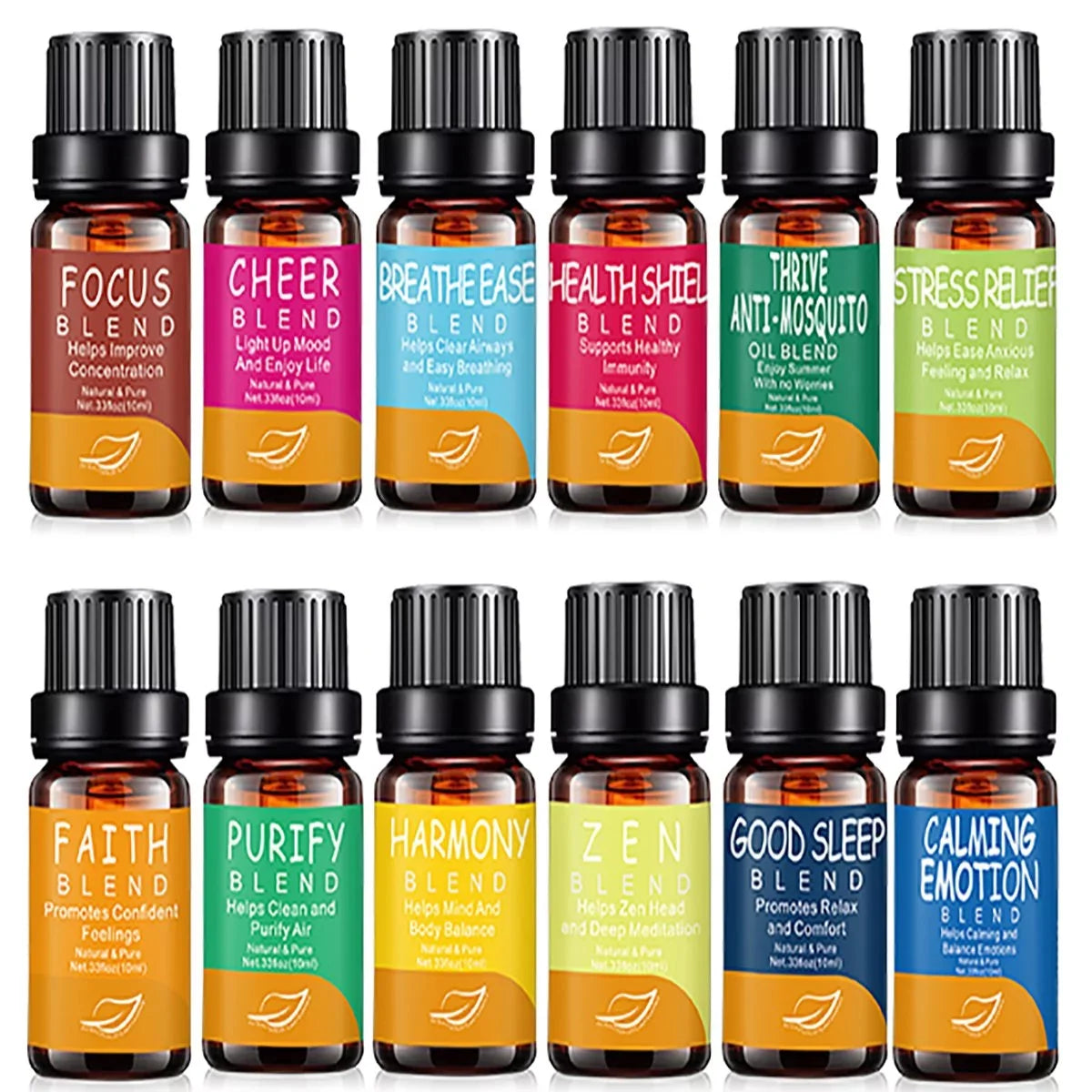 Blends-Breathe 12 Health Ease, Pure Calming… TOP Oil Premium Essential Shield, drdong-Natural and