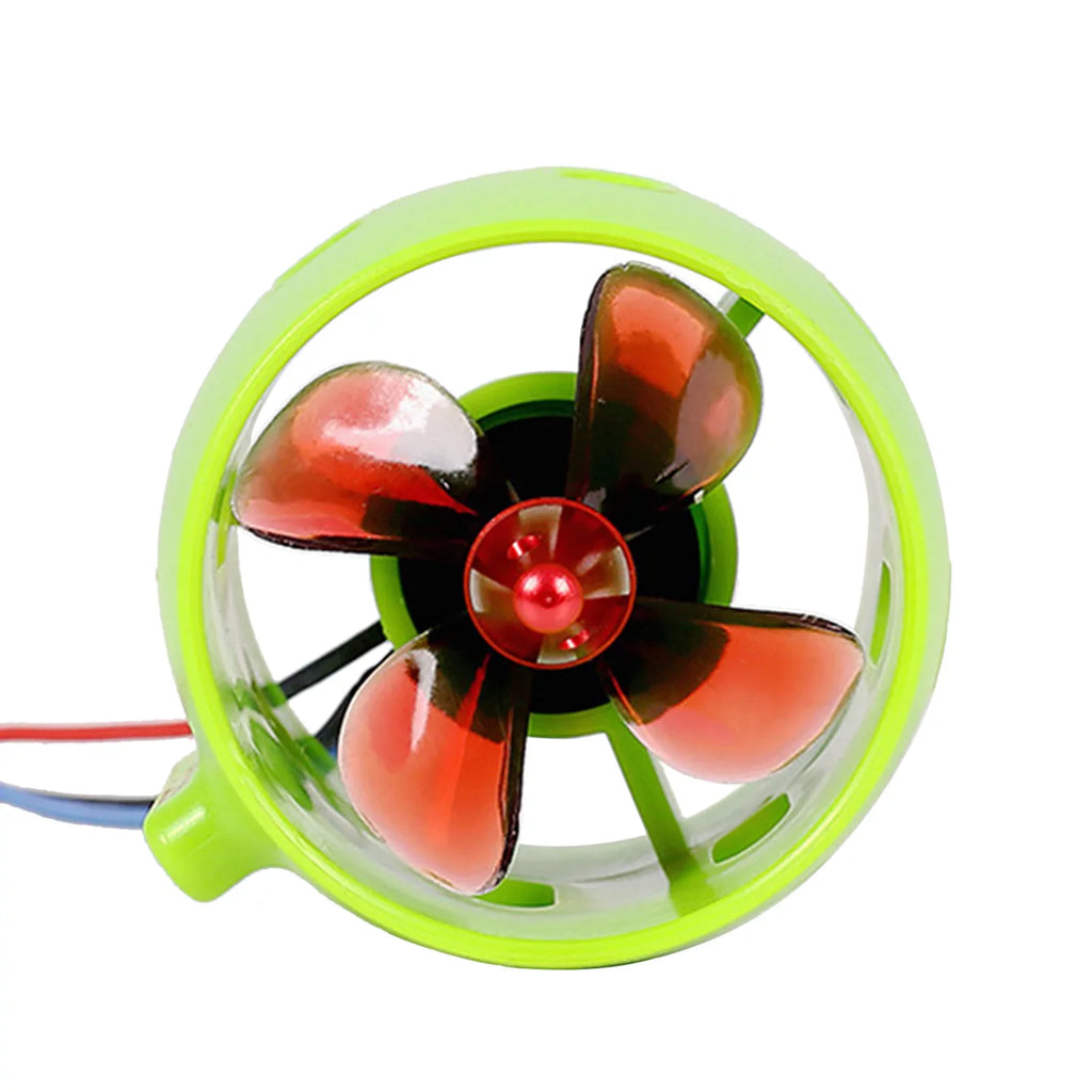Motor 4-Blade Suzicca Propellers Nest Brushless Engine Motor 12-24V with 1000KV Clockwise Bait for Boat Electric Underwater Waterproof Drive Ship with