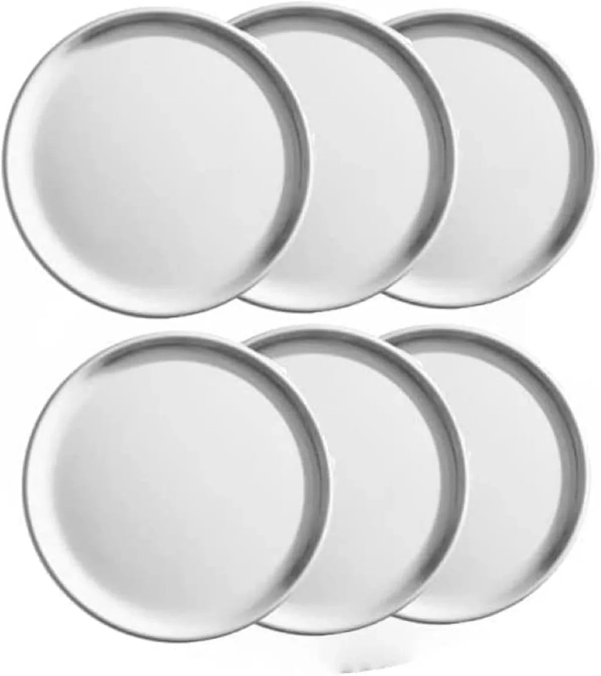 of Tray Home Restaurants Tray TrueCraftware- Tray Kitchen Aluminum for Pizza Round Tray Coupe 6 Baking Bakeware Set Pizza Pan & Pizza Pizzeria - Round Baking Style Pan 8”