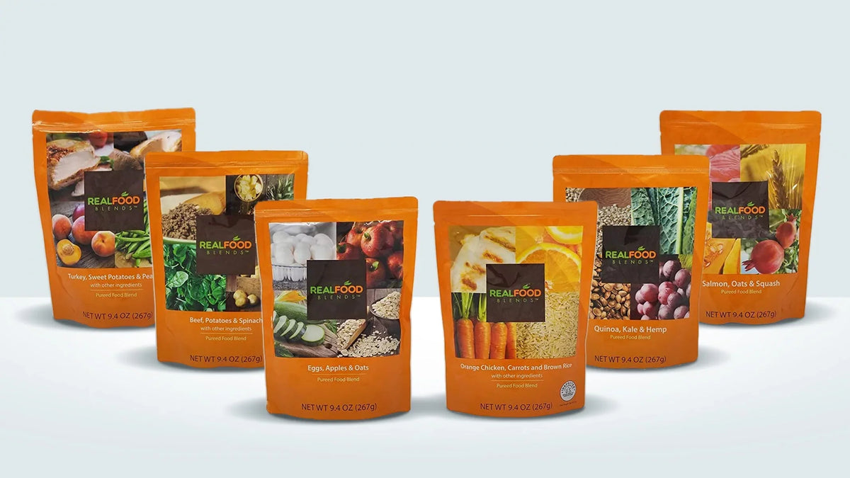 '- 9.4 for Oz Tube Meals 12) Variety Pouch Blends Real (Pack Food of - - Pack People Fed