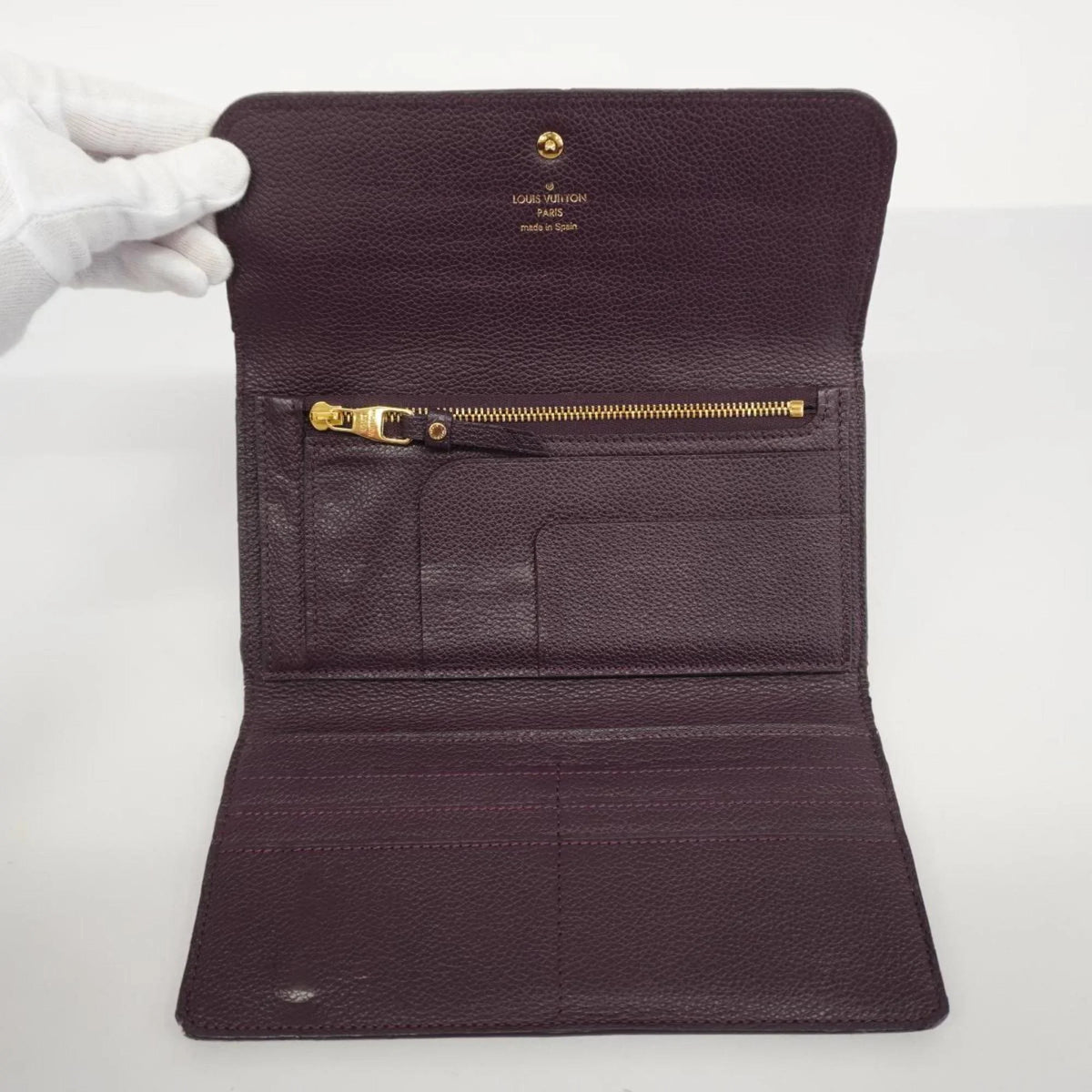 Empreinte Vuitton Pre-Owned Ladies (Good) Louis Wallet Monogram Long Orb Virtuose Portefeuille Tri-fold M60294