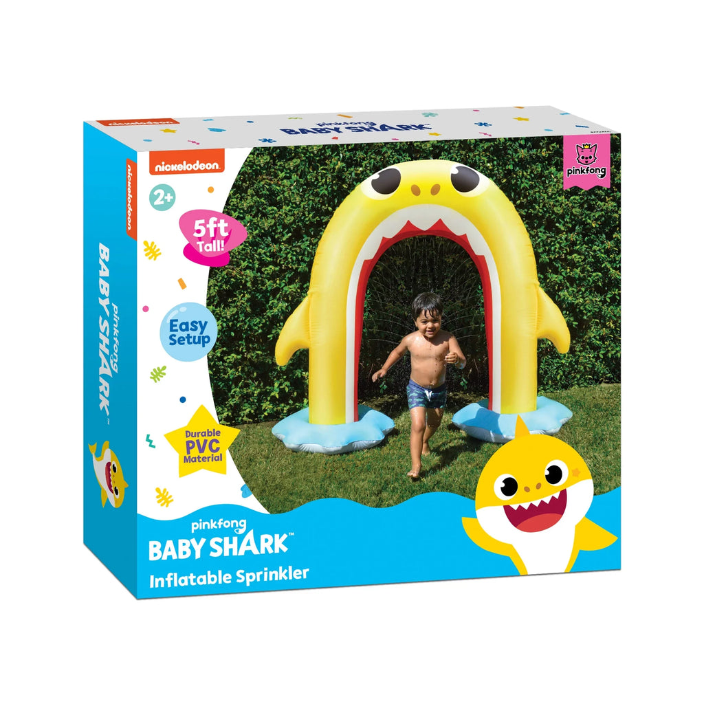 Baby Summer Sprinkler 2+) Arch, 5ft (Ages Backyard Rainbow Water Pinkfong Shark Fun Inflatable