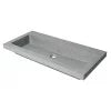 Trough for ABCO40TR Solid ALFI Sink Matte Concrete Bathroom the Gray 40" brand