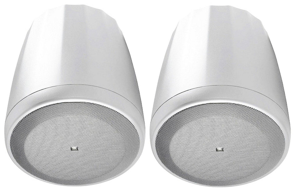 Amp+4 6-Zone Wall White Restaurant/Bar/Cafe 4 Speakers JBL Slim Pendant+8 Black
