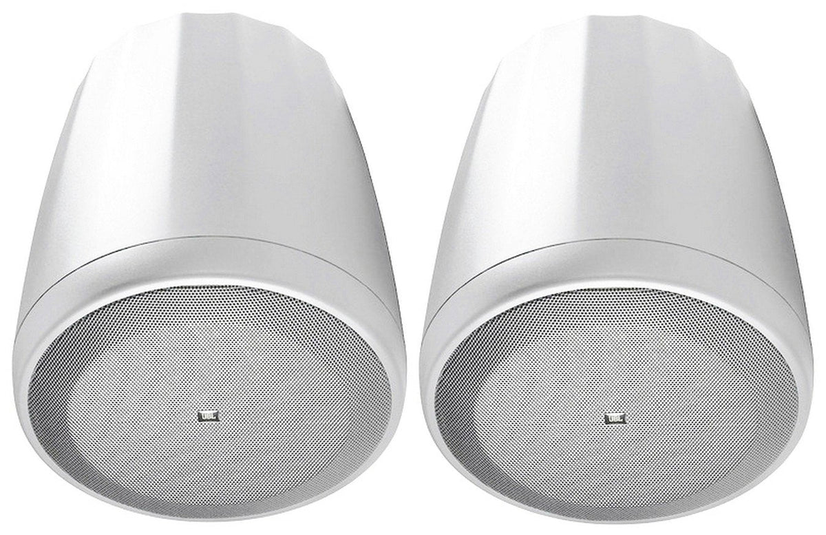Amp+4 6-Zone Wall White Restaurant/Bar/Cafe 4 Speakers JBL Slim Pendant+8 Black