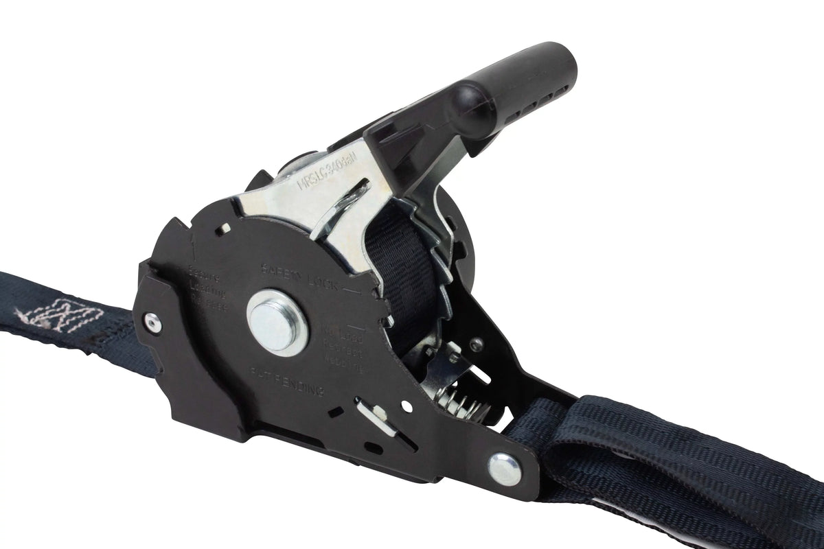 for Bikes: ATVs, | Tiedowns 12' 1" Tie-Down with Straps & Retract Pickup Secure NO-RATCHETING Straps Retractable Ratchet Hook x Auto Trailer Ratchet Pack Tight Motorcycles, 8 Coated - S