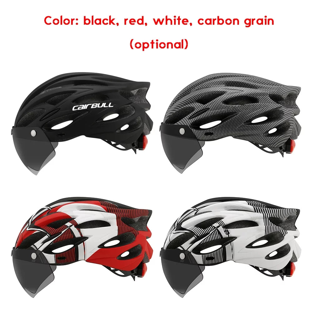 Bike Tube Frame Tube Frame Waterproof Helmet Safely Added CAIRBULL Frame Mountain Bike - Ride Lens Bike Waterproof Helmet Bike Bike Riding Comes Brim Frame Equipment Lens Brim Mountain Helmet,Road