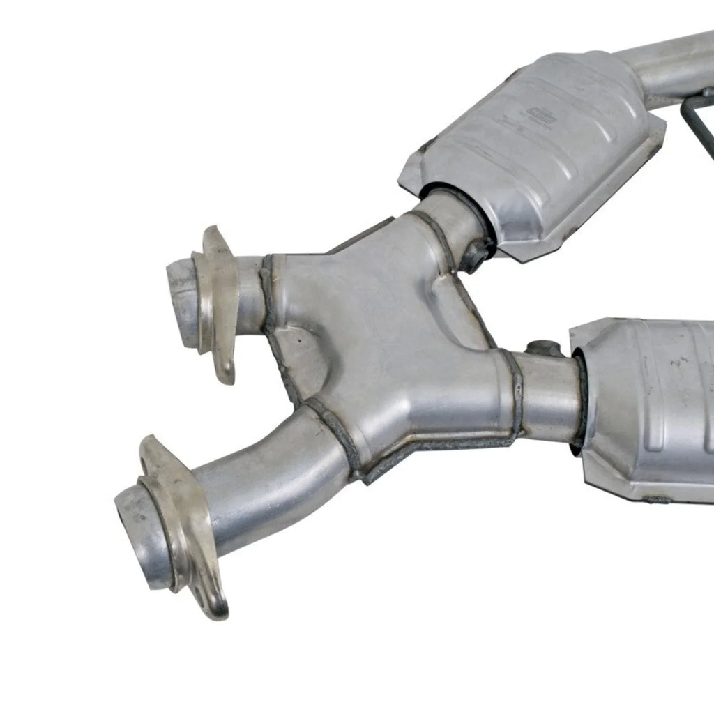 '- MUSTANG With Pipe Fits 2-1/2 GT BBK Mustang High Catalytic 96-98 FORD X Converters select: 1996-1998 4.6 Flow