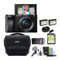 APS-C 16-50mm Lens Mirrorless Sony Bundle with a6100 Camera Alpha