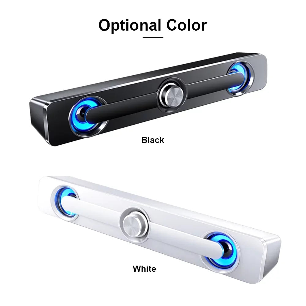 Bass Bar MP3 Speaker Powerful PC Subwoofer MP4 Tablet Box Phone Wired Sound V-111 Computer for Surround USB Laptop Stereo Speaker