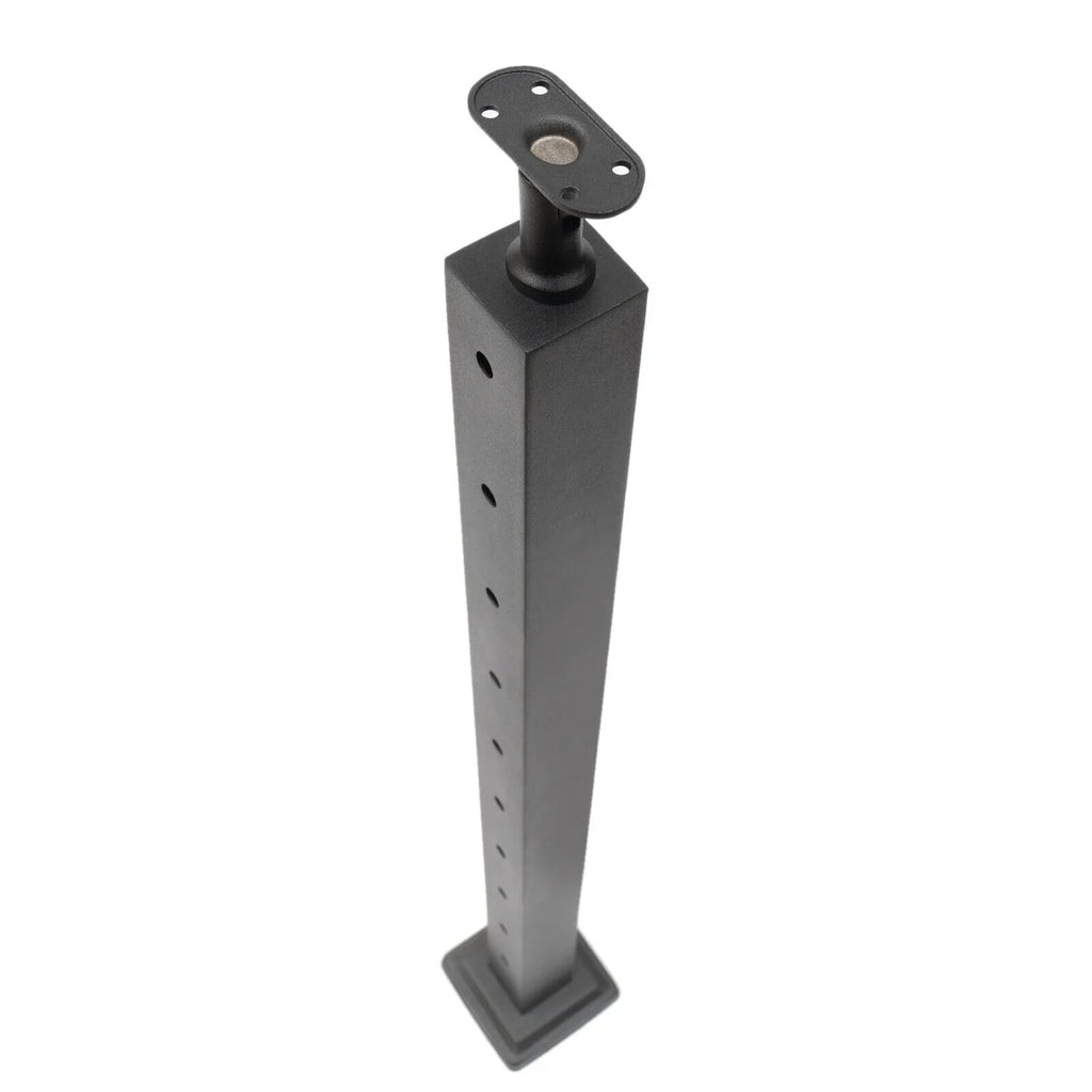Concrete Level Deck Level Square Post Wood Cable Cable Railing Stainless Two System Railing Steel Fence Sides 36''x2''x2'' Post Pre-Drilled for