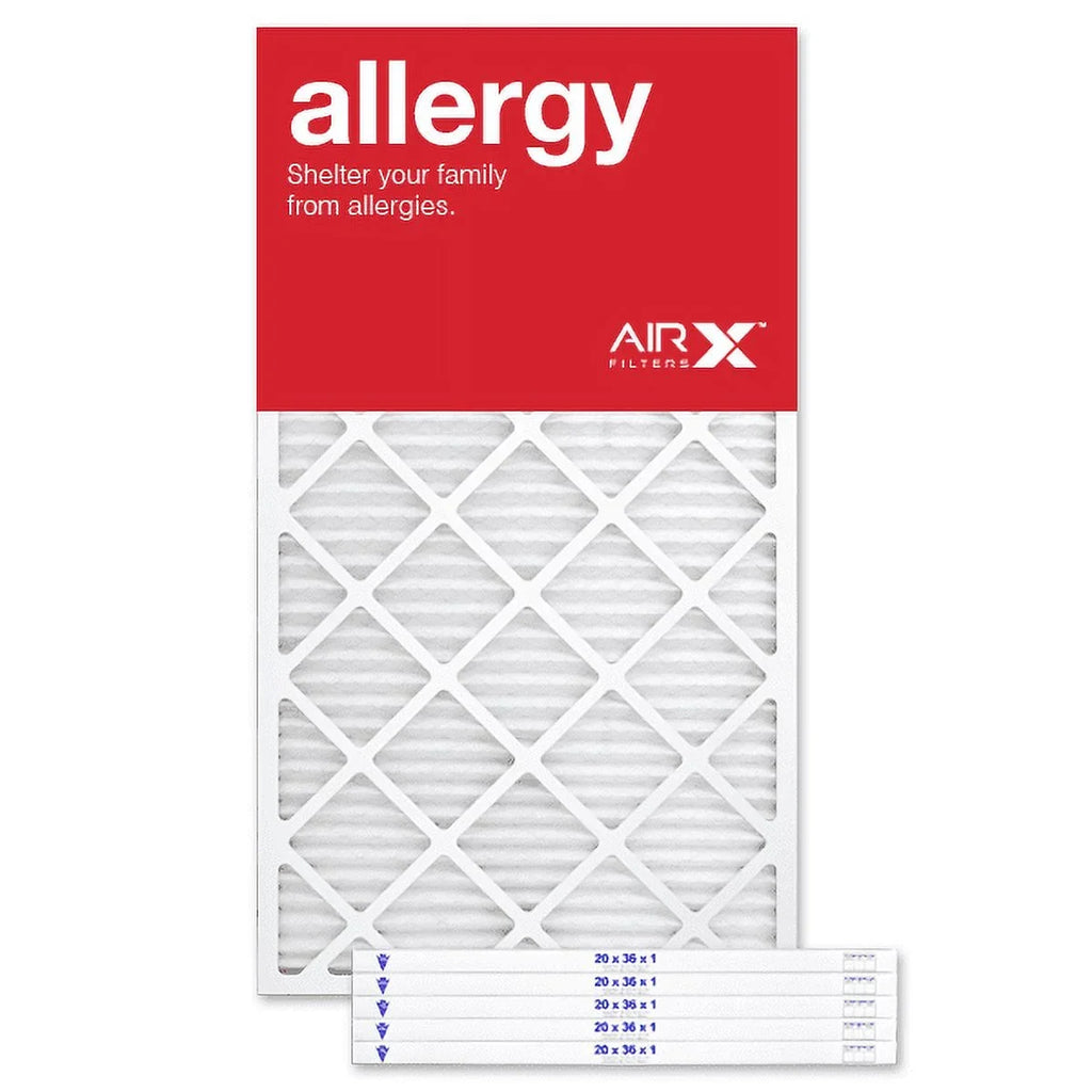 AC Allergy the USA Air Filter 20x36x1 HVAC in Furnace Made Filter, Filters MERV 11 Pleated 6-Pack, AIRx Air