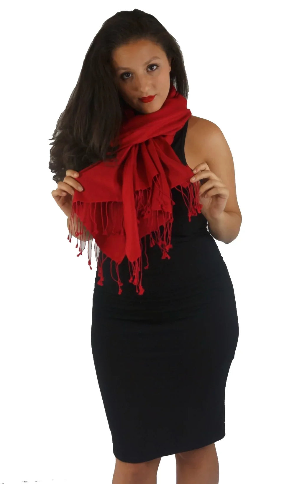 Shawl) (Wine Shawl/Cashmere Scarf/Wool/Silk Shawl/Shawls/Scarf/Scarves/Wrap/Stole/Muffler/Cape/Ruana/Blanket/Throw/Pashmina Red Regular