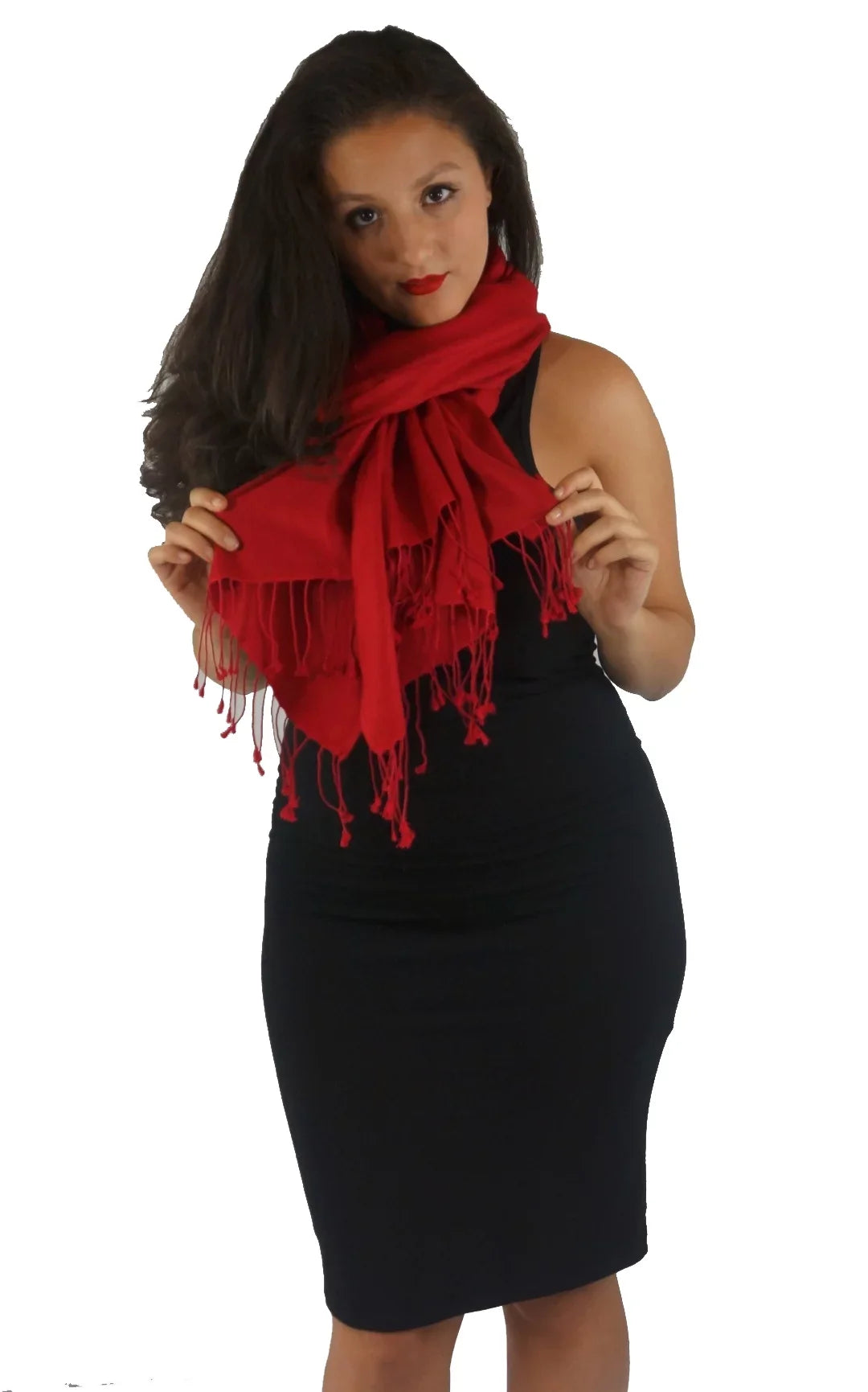 Shawl) (Wine Shawl/Cashmere Scarf/Wool/Silk Shawl/Shawls/Scarf/Scarves/Wrap/Stole/Muffler/Cape/Ruana/Blanket/Throw/Pashmina Red Regular