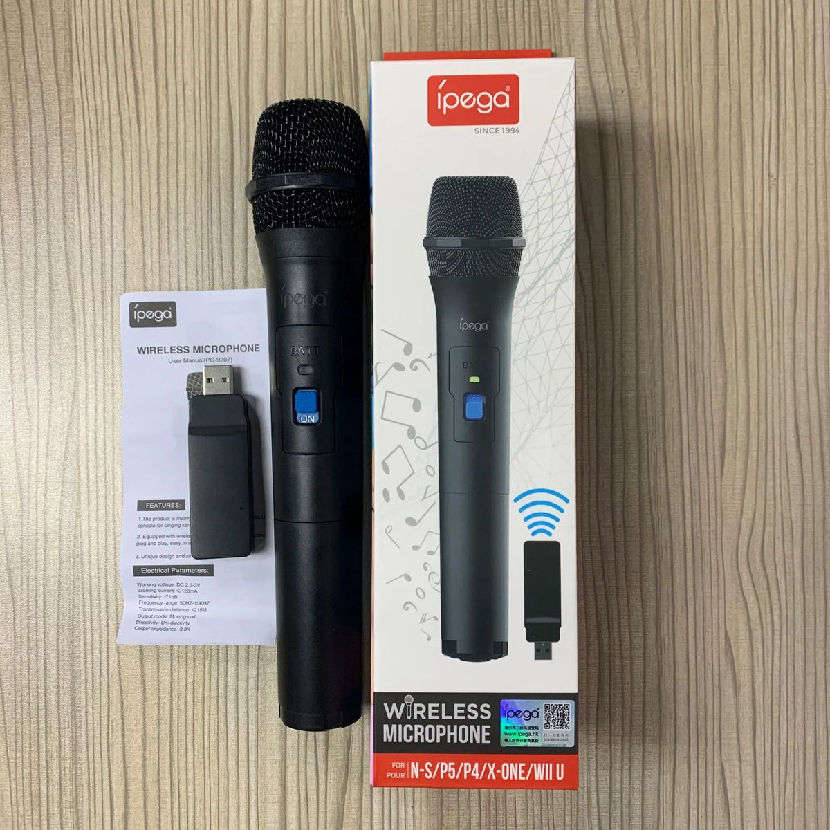 PS5 MIC For Wireless PS4 Game Switch PC Plastic+Metal Karaoke For For One Distance For 15m Microphone For Xbox
