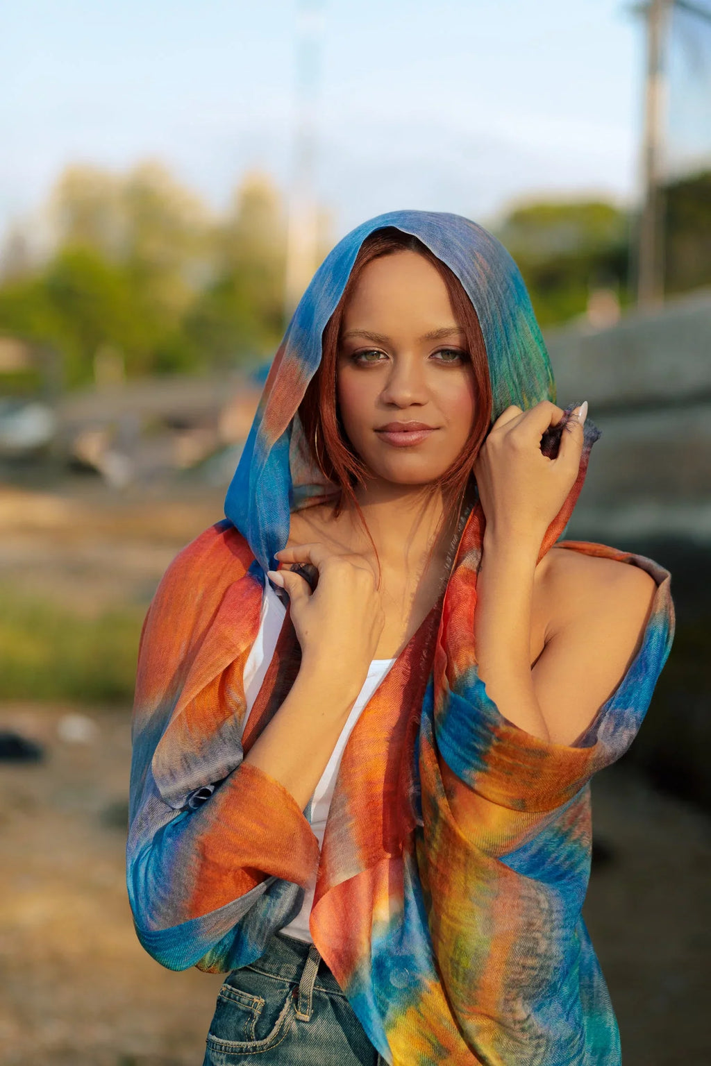 Cashmere - Scarf by James Sunset Paul Cheung 100%