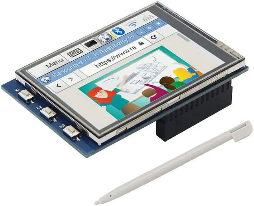with TFT Touch Interface Touch TFT Display LCD Color Screen Resistance 2.8 Pi Pan inch Screen Treedix with Compatible /3B+ Raspberry 4B SPI