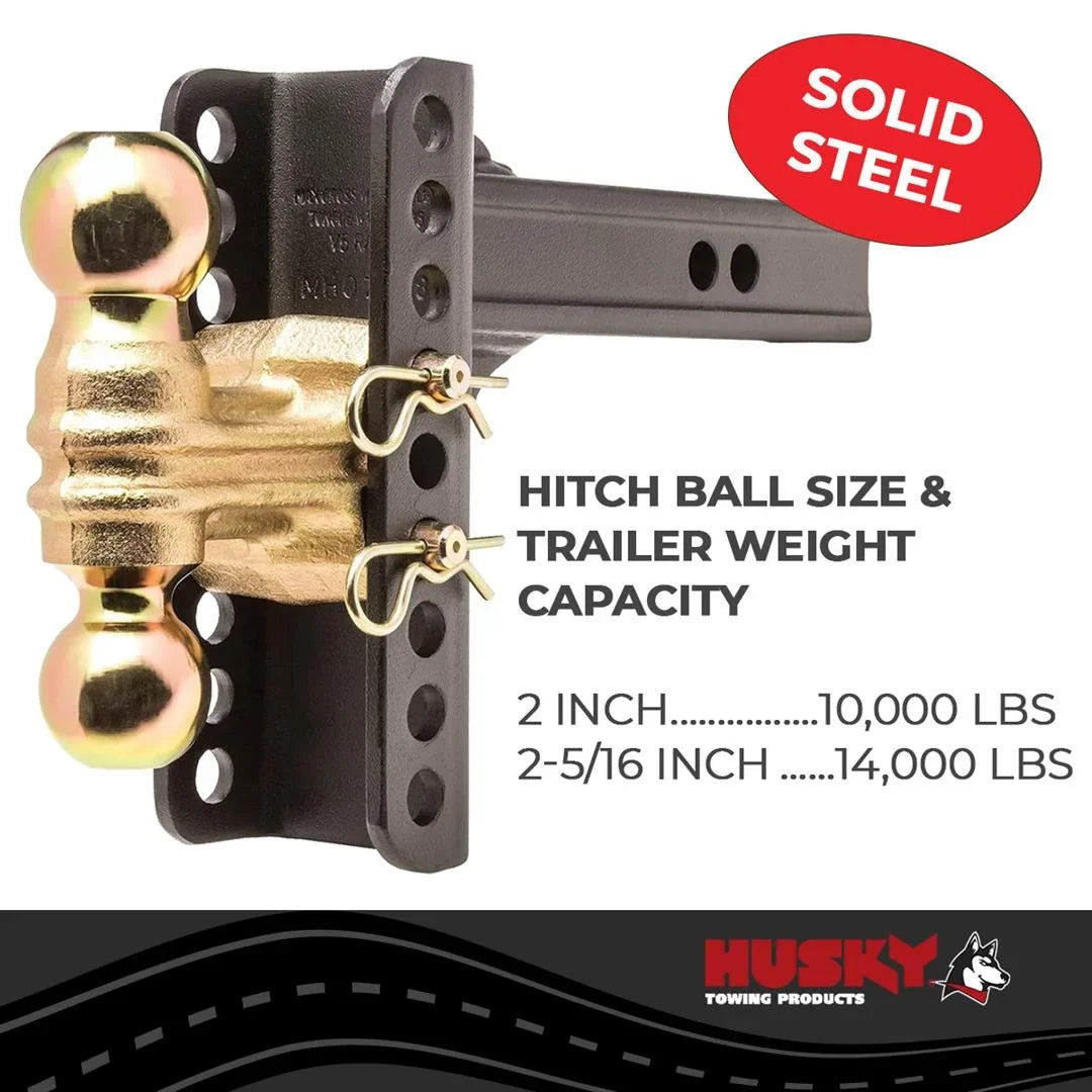 Mount Towing Receiver Husky 2" Hitch 33104 Ball Trailer