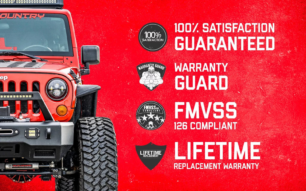 Wrangler 10594A Jeep Bumper Carrier JK Country w/Tire - for Rear 2007-2018 Rough