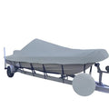 Draft for 20.5 Shallow Poly-Guard Boat Grey Boat Center Console Styled-to-Fit V-Hull - Performance ft. Cover